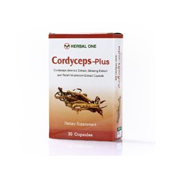 Капсулы Кордицепс Плюс Herbal one 30 шт / Herbal One Cordyceps-Plus plus 30 capsules