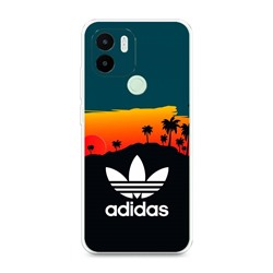 Силиконовый чехол Adidas sunset на Poco C50