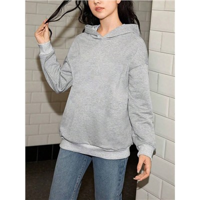 Teenager Mädchen Oversized Kapuzenpullover mit 8-Ball Muster