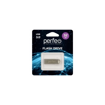 32Gb Perfeo M08 Metal Series USB 3.0 (PF-M08MS032)