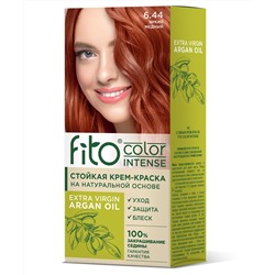 ФК /7142/ Стойкая Крем-Краска д/в "Fito color Intense" тон 6.44 Яркий медный (115мл).17