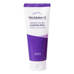 Jigott Осветляющая ночная маска для лица / Vita Solution 12 Brightening Sleeping Pack, 180 мл