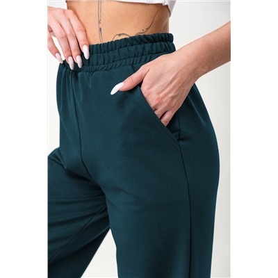 Женские брюки-палаццо из футера двухнитки Happy Fox