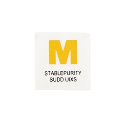 Нашивка M STABLEPURITY SUDD UIXS 4.5*4.5 см цвет белый / оранжевый