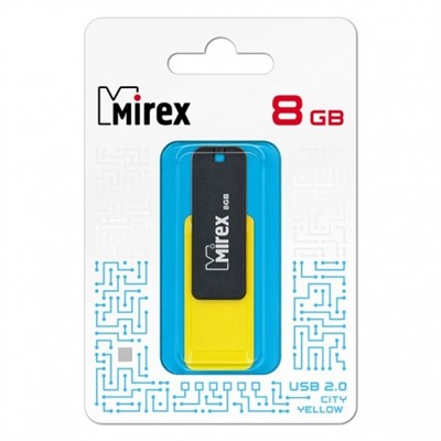 8Gb Mirex City Yellow (13600-FMUCYL08)