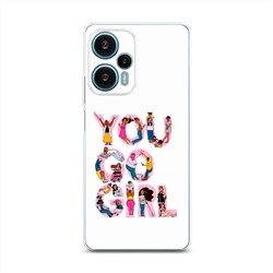 Силиконовый чехол You go girl на Poco F5