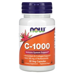 NOW Foods C-1000 - 30 растительных капсул - NOW Foods