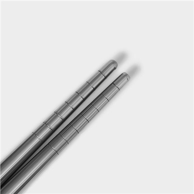 Набор палочек для суши из нержавеющей стали Magistro, d=0,5 см, 22,5 см, 5 пар, 201 сталь