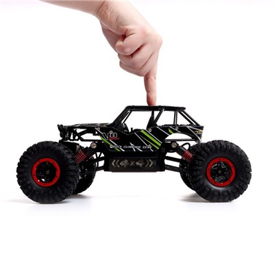 Джип радиоуправляемый Monster, 1:16, 4WD, работает от аккумулятора, цвета МИКС, уценка