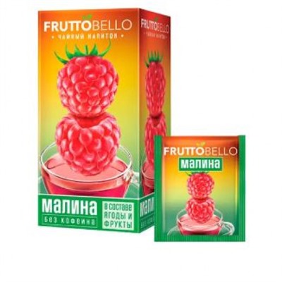 «Fruttobello», чайный напиток «Малина», 25 пак, 37,5 г KDV