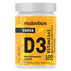 MACROBIOS Витамин D3 Апельсин 100мкг 150 таблеток 53г