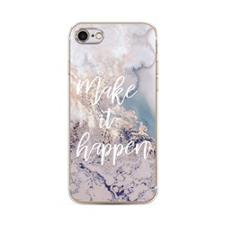 Силиконовый чехол Make it happen морозный фон на iPhone 7