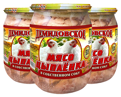 500 г мяса. Демидовская тушенка индейка. Демидовская тушенка цыпленок. Мясо цыпленка в стеклянной банке. Тушенка 500 гр.