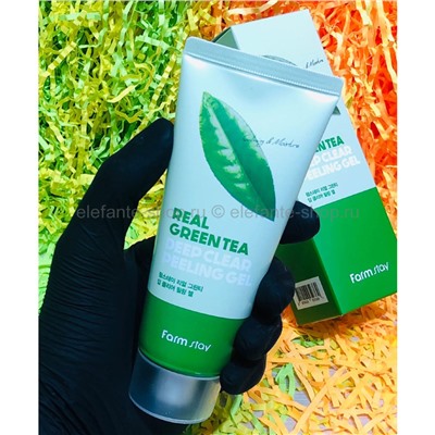 Пилинг-гель Farmstay Real Green Tea Deep Clear Peeling Gel (78)