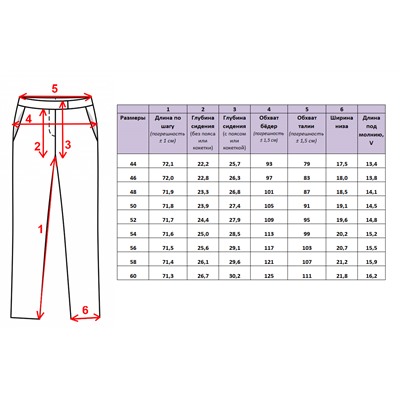 Женские брюки, артикул 246-796