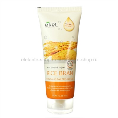 Пилинг-скатка с рисовыми отрубями Ekel Rice Bran Natural Clean Peeling Gel 180ml (51)