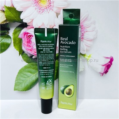 Сыворотка-роллер FarmStay Real Avocado Nutrition Rolling Eye Serum 25ml (125)