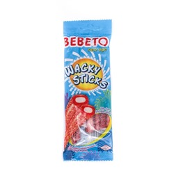 Жевательный мармелад BEBETO WACKY STICKS, 75 г