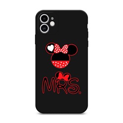 Матовый силиконовый чехол Mrs Mouse на iPhone 11