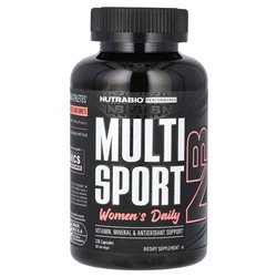 NutraBio Performance, MultiSport Women's Daily, 120 капсул