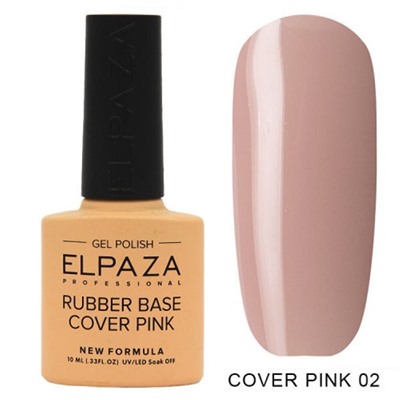 Камуфляжная база Elpaza rubber base cover pink 02, 10 мл