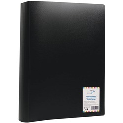 Папка OfficeSpace® с 80 вкладышами, 40мм, 800мкм, черная F80L1_299