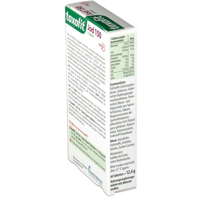 taxofit (таксофит) Jod +Selen Depot Tabletten 60 шт