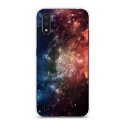 Силиконовый чехол Космос на Samsung Galaxy A01