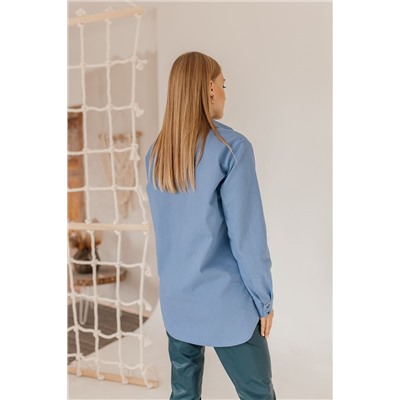 Amberа Style 1003-2022С голубой, Рубашка