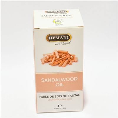 Масло Сандала |  Sandalwood Oil (Hemani) 30 мл