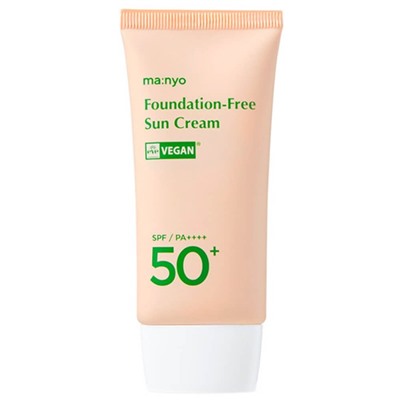 Manyo Foundanation-Free Sun Cream SPF 50+ PA++++ Лёгкая тональная основа