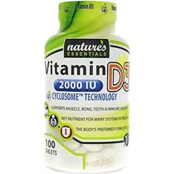 NATURE'S ESSENTIALS Liposomal Vitamin D3 | 2000IU | + Cyclodextrin Maximum Absorption Formula | 3 Month Supply | Non-GMO | Gluten-Free | Vegetarian | Lab Certified | USA