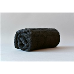 Полотенце махровое черное 50х90см