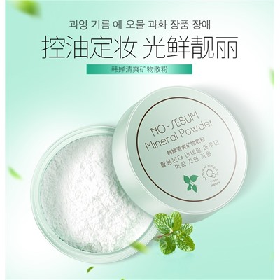 Матирующая пудра Rorec No-Sebum Mineral Powder 5гр