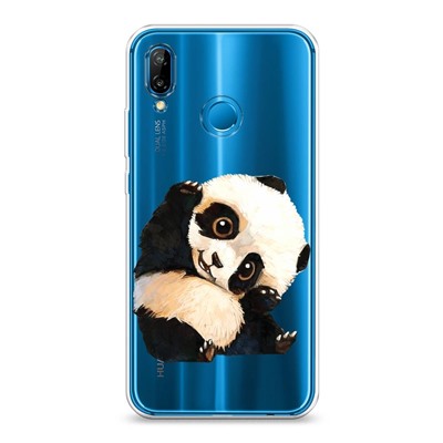 Силиконовый чехол Большеглазая панда на Huawei P20 Lite