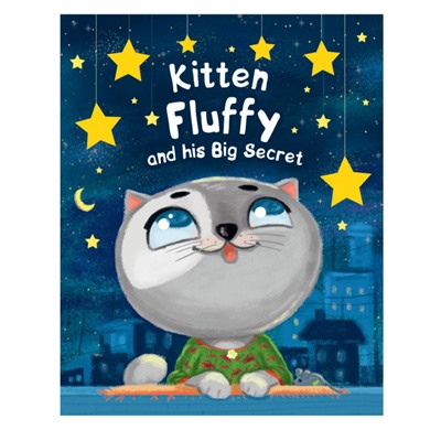 Kitten Fluffy and his Big Secret (Котёнок Пух и его большой секрет, мелов. 200х240)