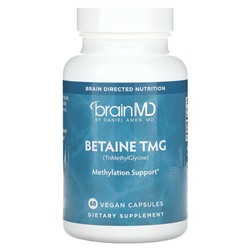 BrainMD Betaine TMG - 60 веганских капсул - BrainMD