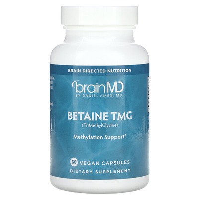 BrainMD Betaine TMG - 60 веганских капсул - BrainMD