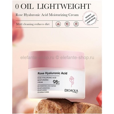 Крем для лица Bioaqua Rose Hyaluronic Acid 50g (106)