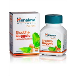 Шуддха Гуггулу, для обмена веществ, 60 таб, производитель Хималая; Shuddha Guggulu, 60 tabs, Himalaya