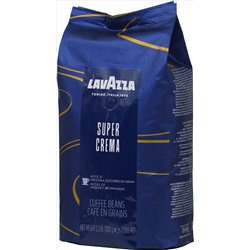 LAVAZZA. Super Crema (зерновой) 1 кг. мягкая упаковка