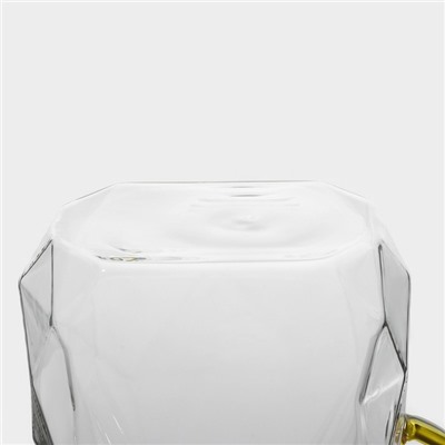 Кувшин стеклянный Magistro «Богема. Льдинка», 1,8 л, 9×17×20 см, с крышкой