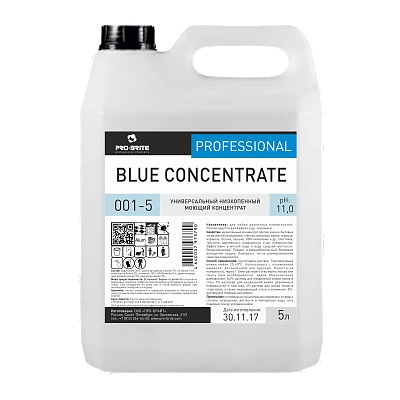 BLUE CONCENTRATE Низкопенный моющий концентрат 5л