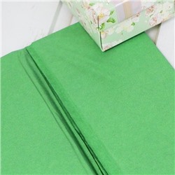 Бумага тишью 50х66 см цвет: Зелёный, 10 листов