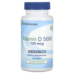 Nutra BioGenesis Витамин D 5000 - 125 мкг - 90 мягких капсул - Nutra BioGenesis