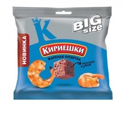 «Кириешки Big Size», сухарики «Жареная креветка», 80 гр. KDV