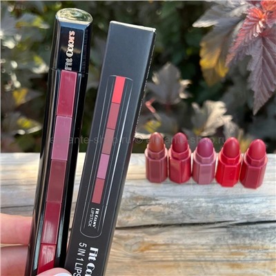 Набор помад в стике-держателе Fit Colors 5in1 Lipstick