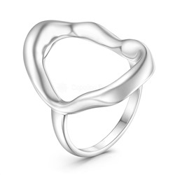 Кольцо из серебра родированное 925 пробы К50125р