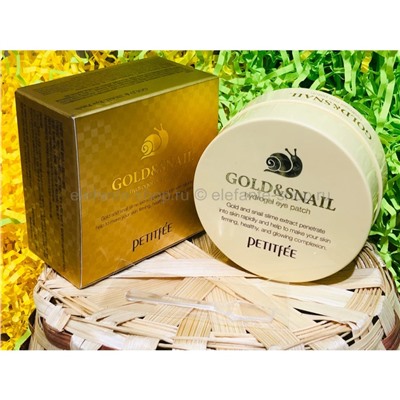 Гидрогелевые патчи для глаз с золотом и муцином улитки Petitfee Gold & Snail Hydrogel Eye Patch (51)