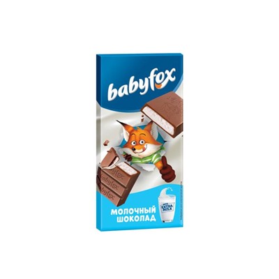 «BabyFox», молочный шоколад, 90 г